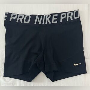 Nike Black Athletic Compression Shorts